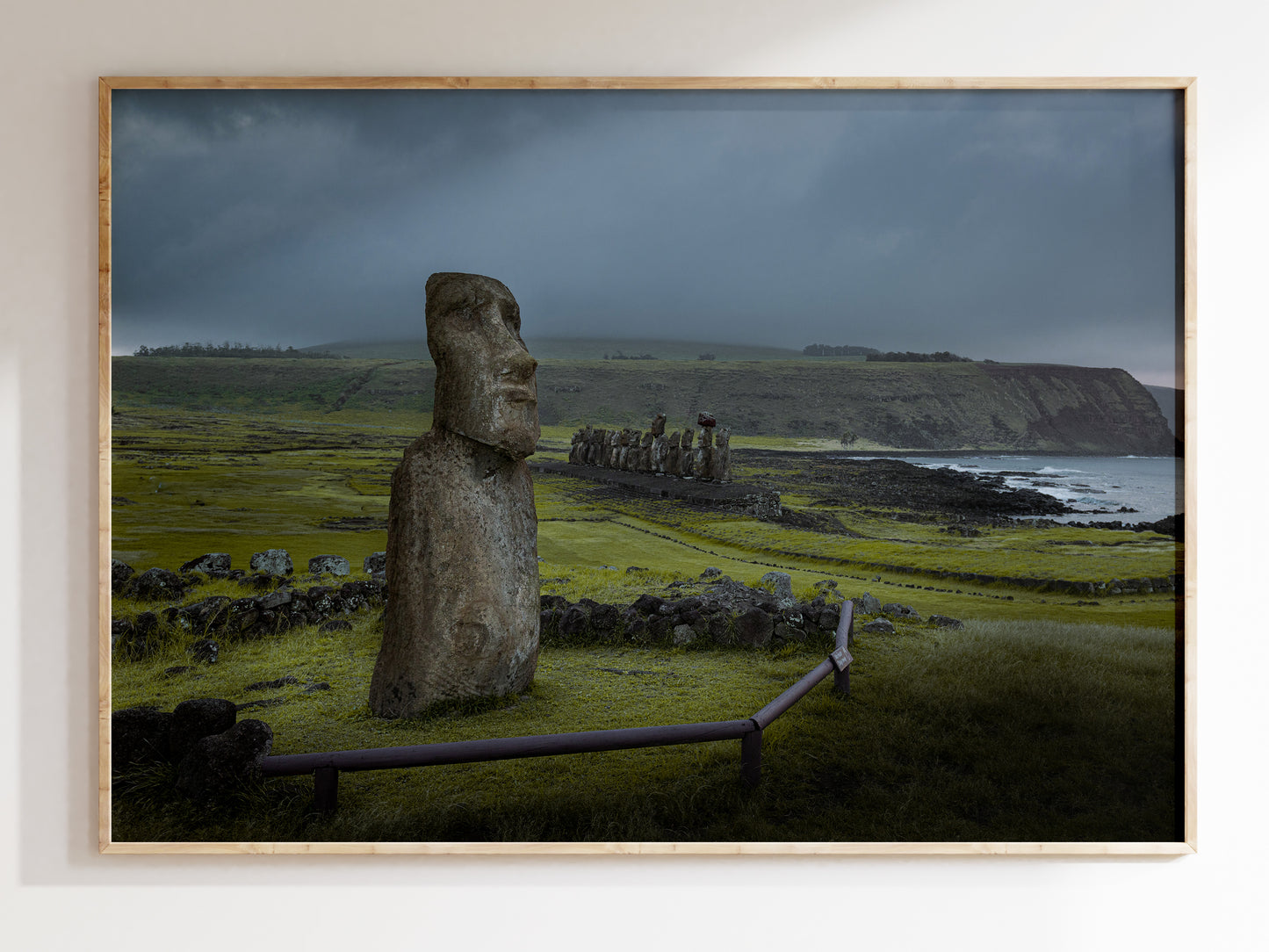 Guardians of Rapa Nui – Moai Monuments Wall Art