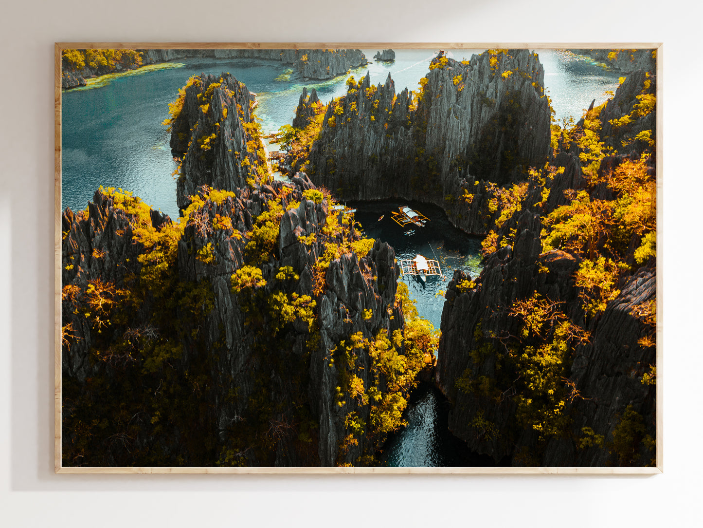 Tropical Paradise – Palawan’s Crystal Waters Wall Art