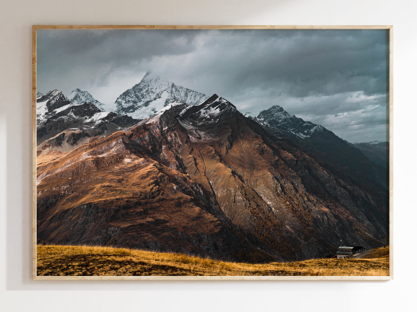 Alpine Glow – The Swiss Alps at Sunrise Wall Art