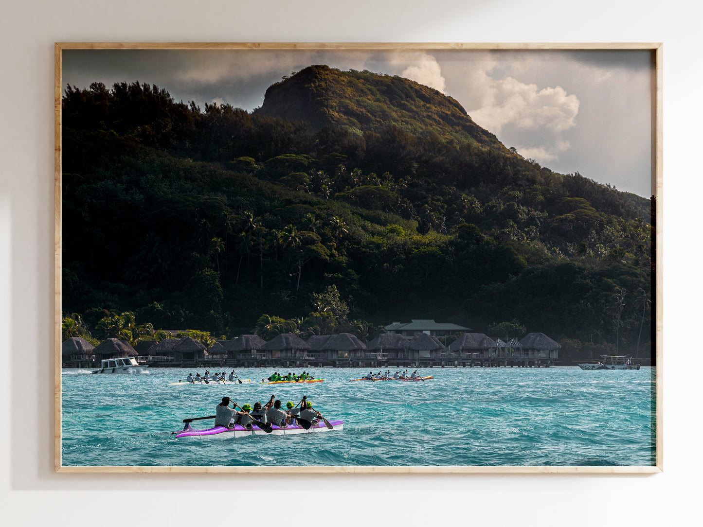 Bora Bora Canoe Dreams – Tropical Adventure Wall Art
