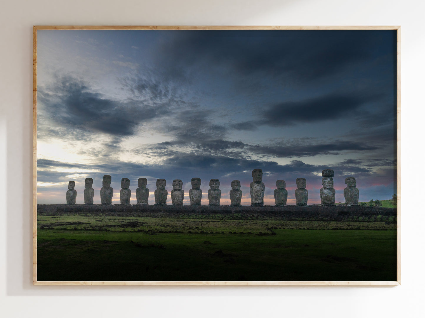 Legends of Rapa Nui – The Majestic 15 Moai Wall Decor