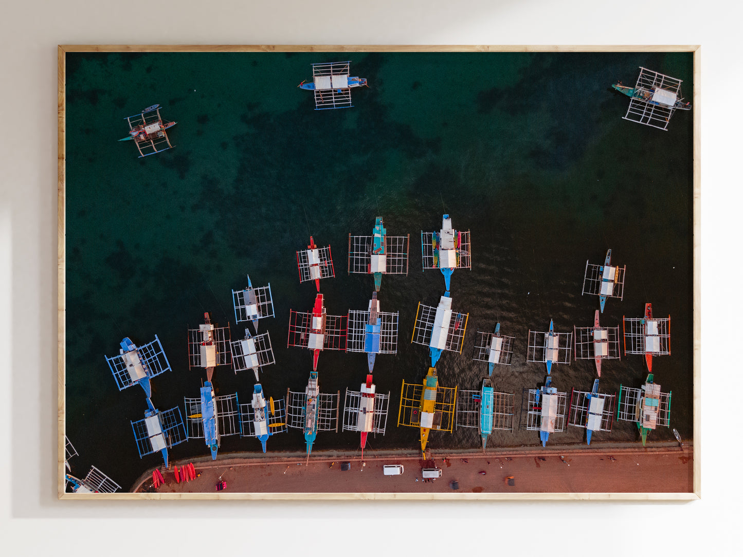 Anchored in Paradise – Palawan’s Iconic Boats Art