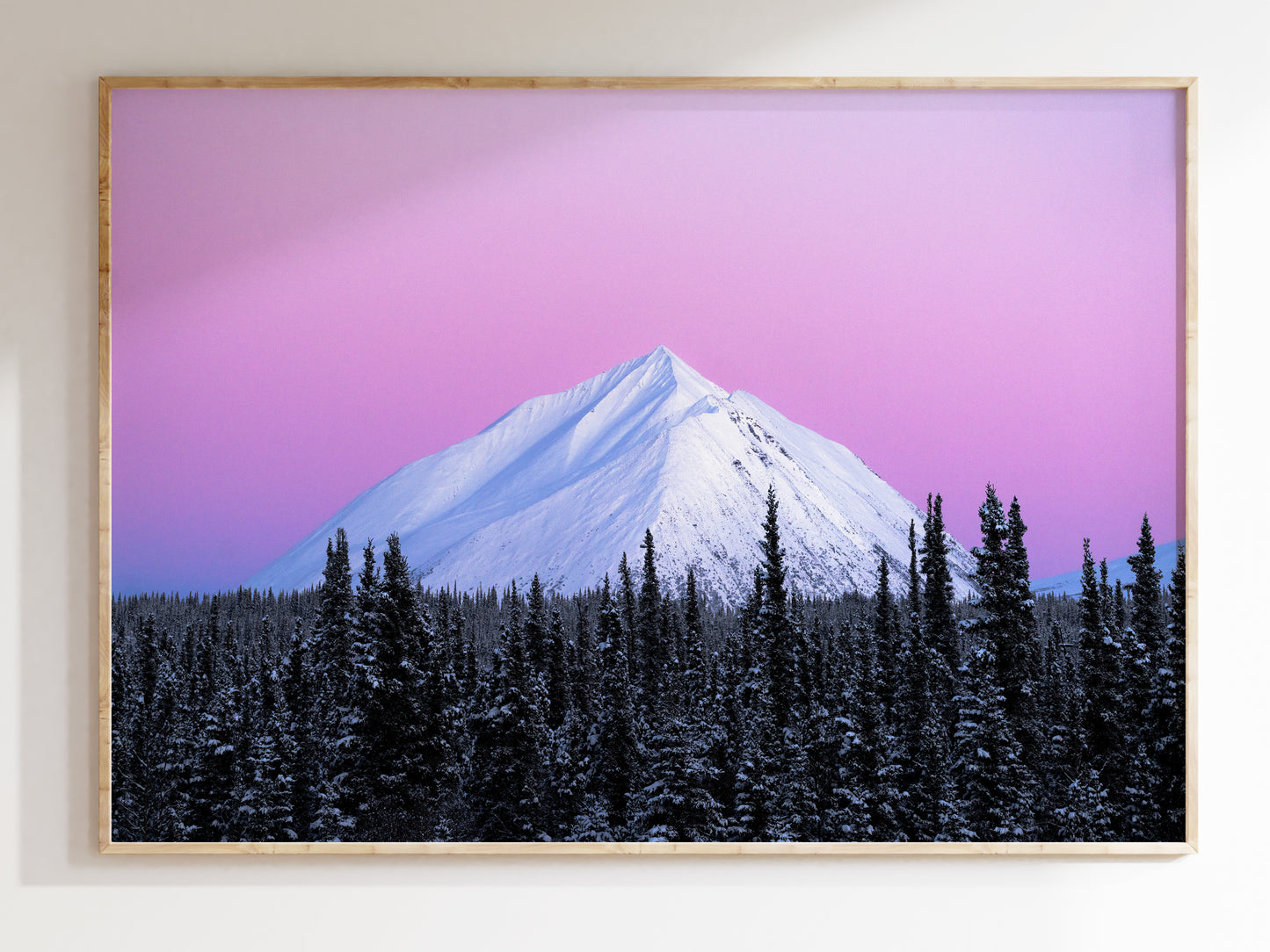 Blush of the Arctic – Alaskan Mountain Sunset Print