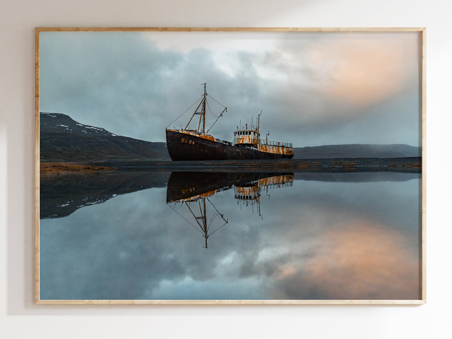 Forgotten Vessel – B4 64 on Iceland’s Shores Decor
