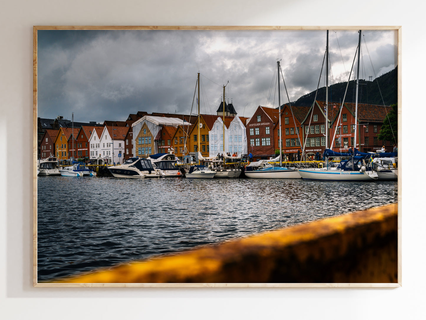 Harbor Dreams – The Ships of Bergen, Norway Wall Art