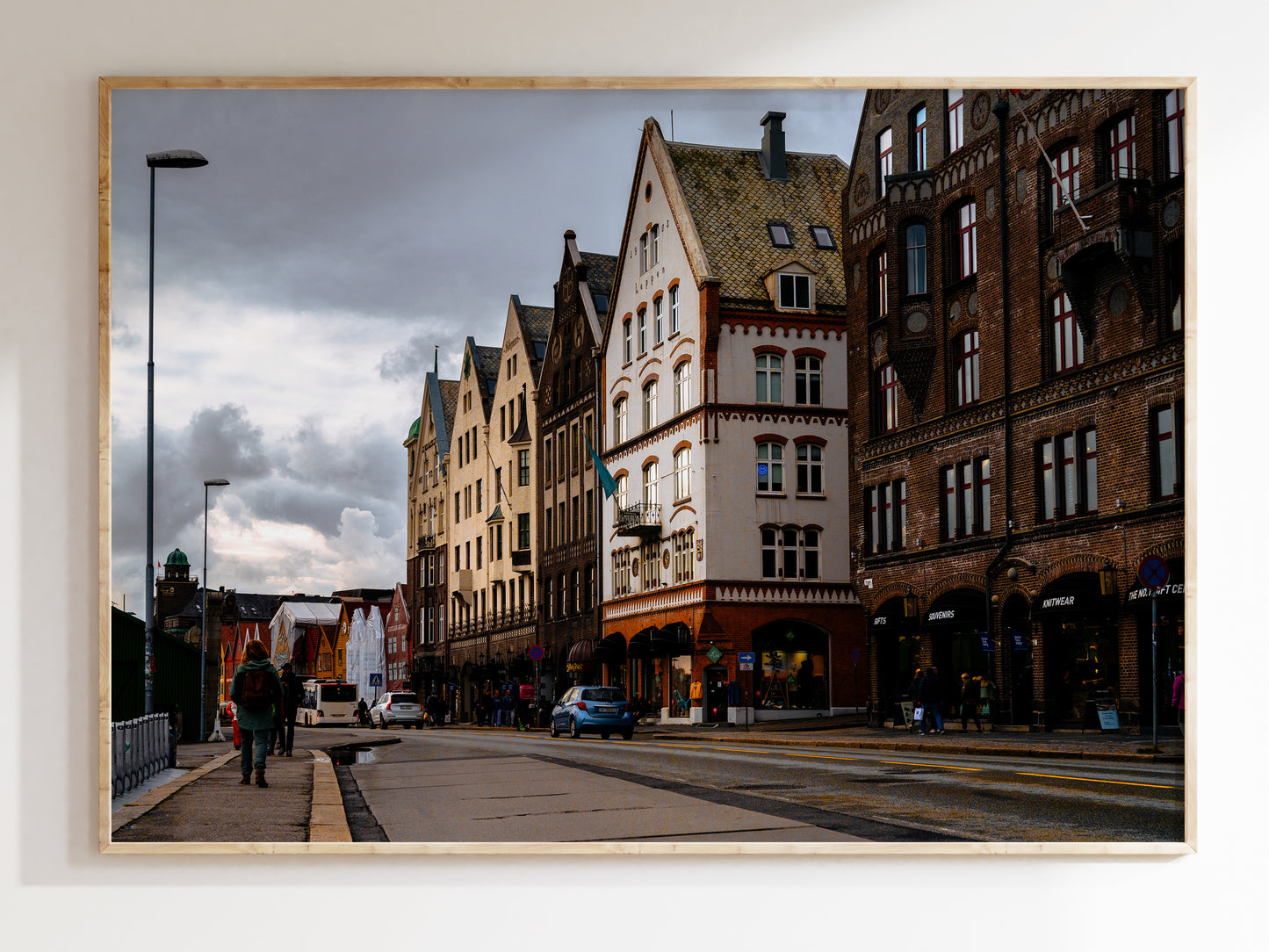 Bergen’s Charm – Iconic Norwegian Town Wall Art