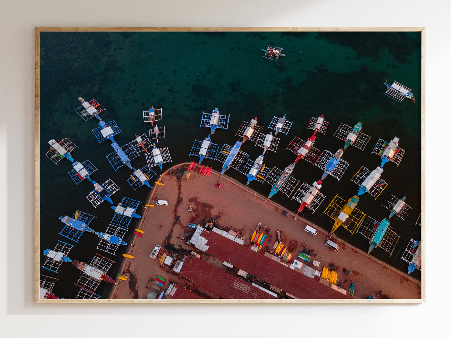Tropical Horizon – Wooden Boats of Palawan Wall Art