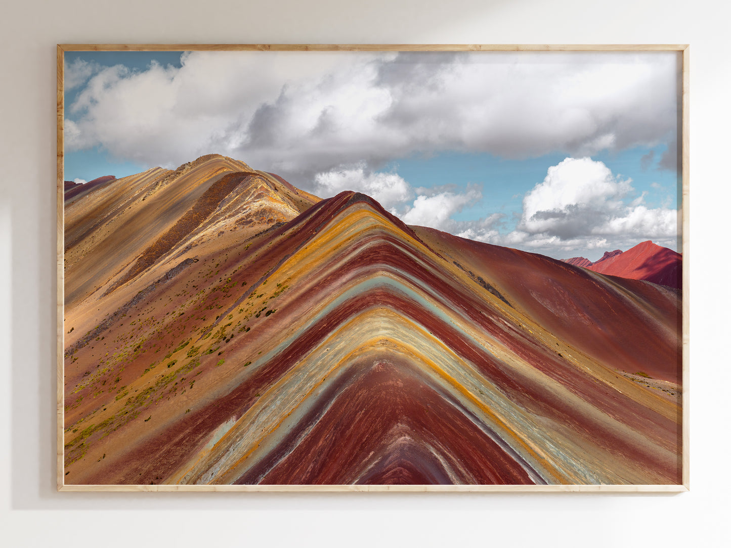Andean Majesty – Vibrant Rainbow Mountain Print
