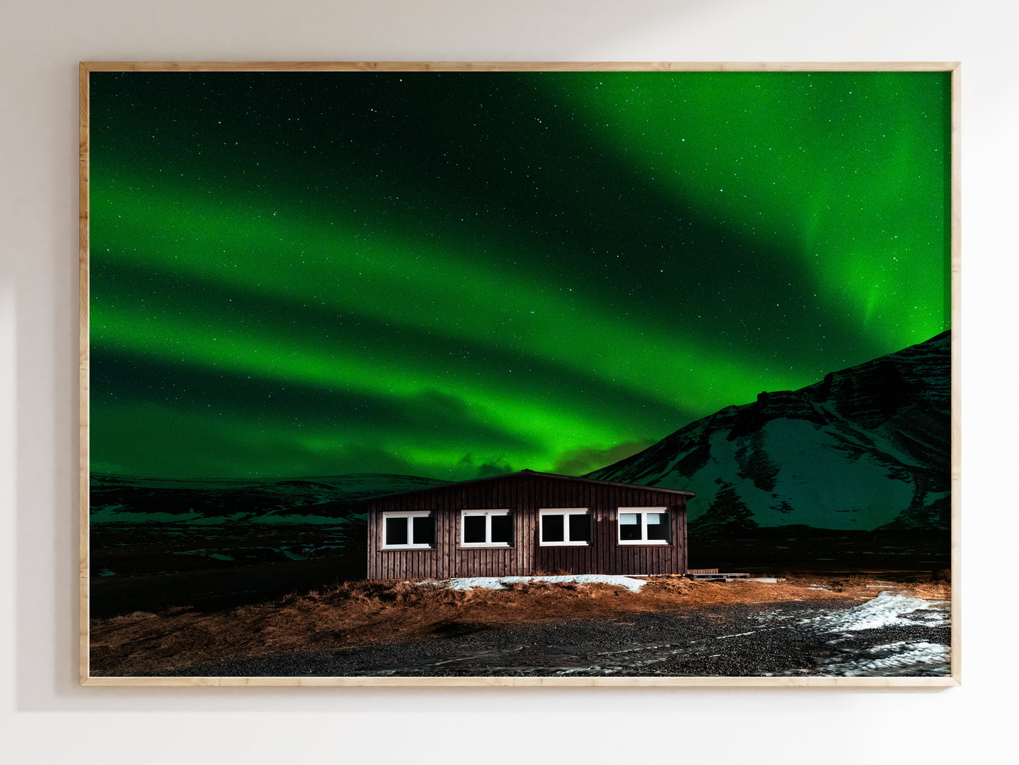 Aurora Dreams – Northern Lights Over Westfjords Wall Art