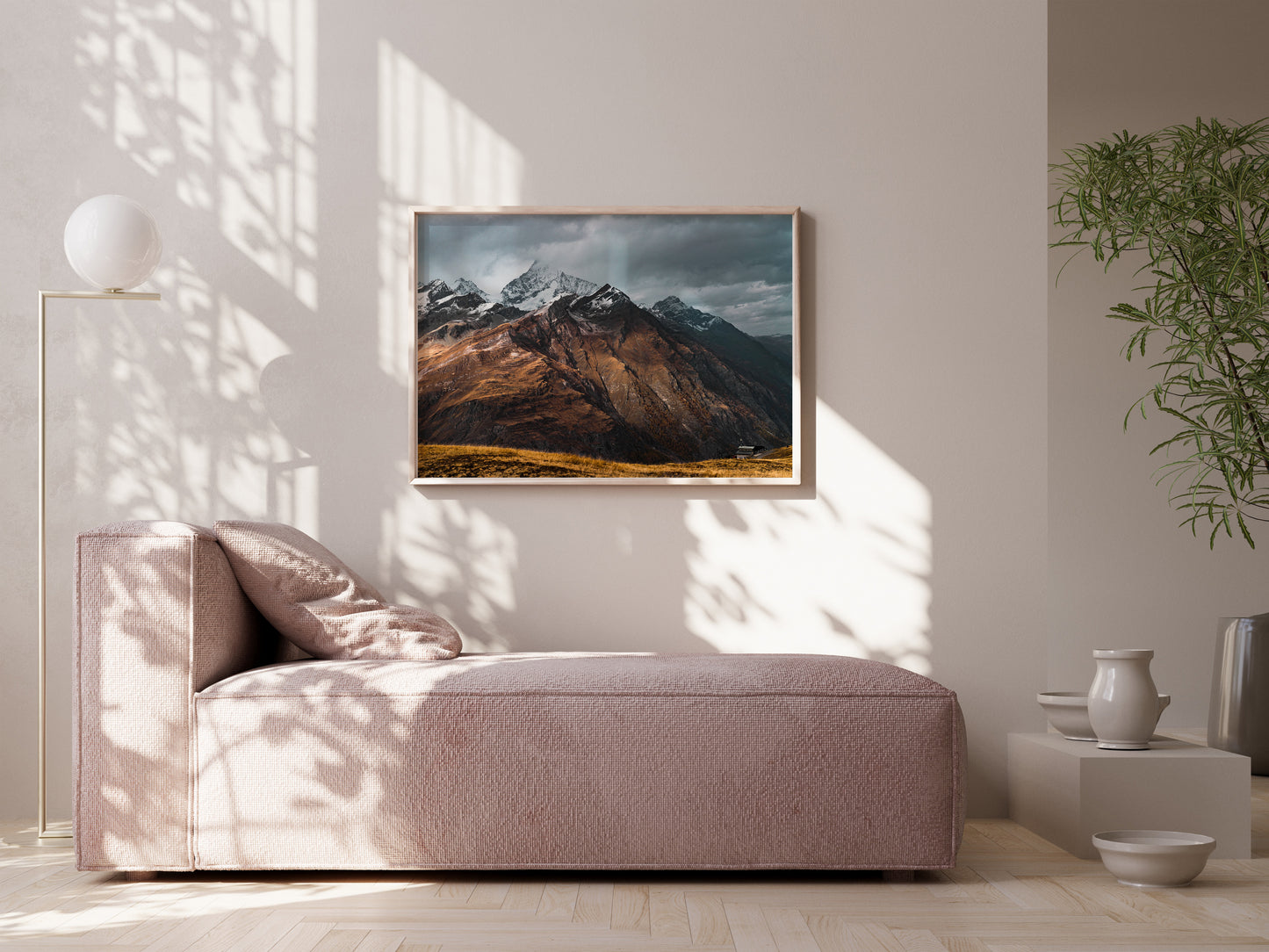 Alpine Glow – The Swiss Alps at Sunrise Wall Art