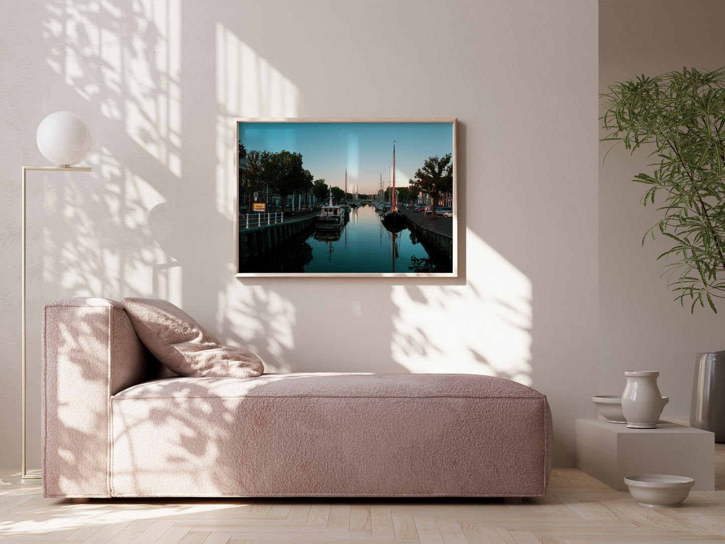 Reflections – Dutch Canal Scenic Print