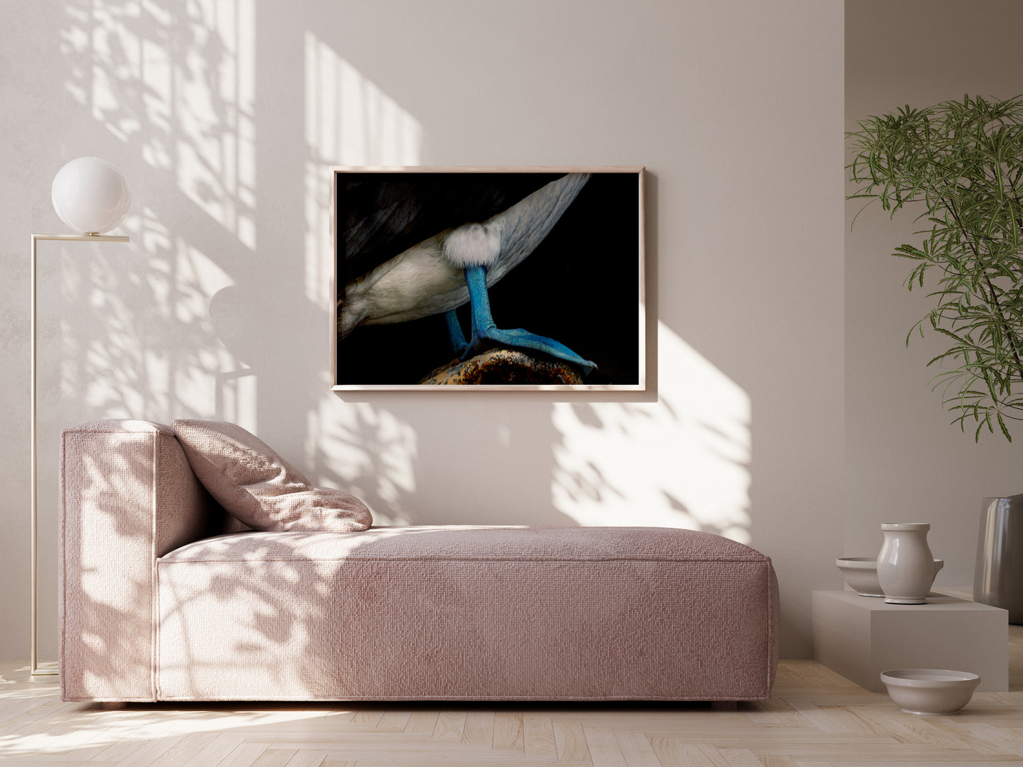 Vivid Blue Feet – Iconic Galápagos Bird Wall Decor