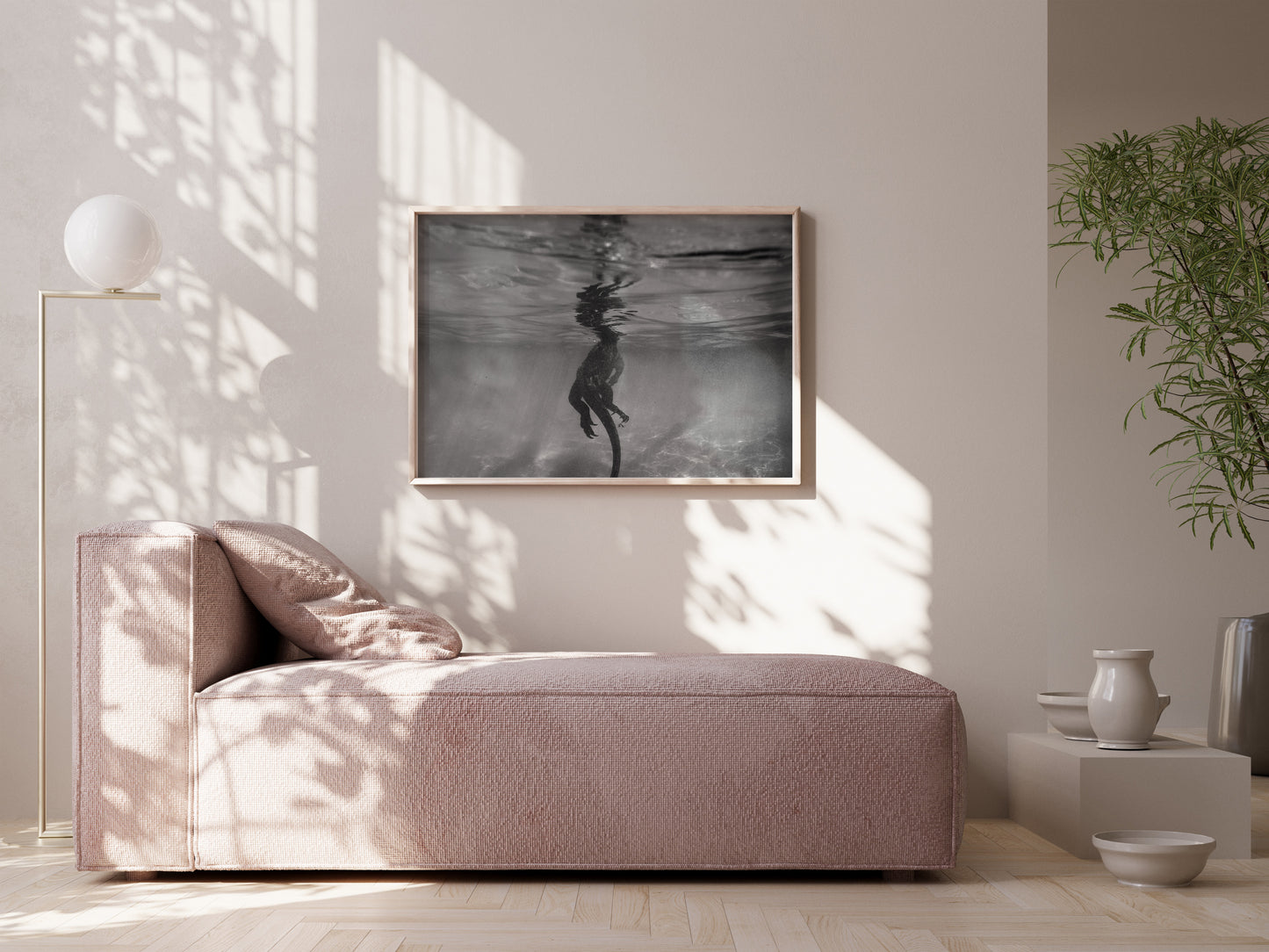 Flowing Grace – Underwater Marine Iguana Print