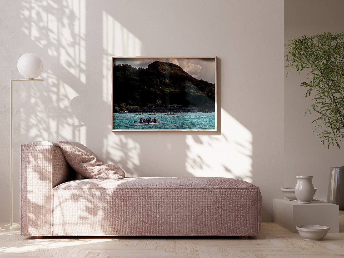 Bora Bora Canoe Dreams – Tropical Adventure Wall Art