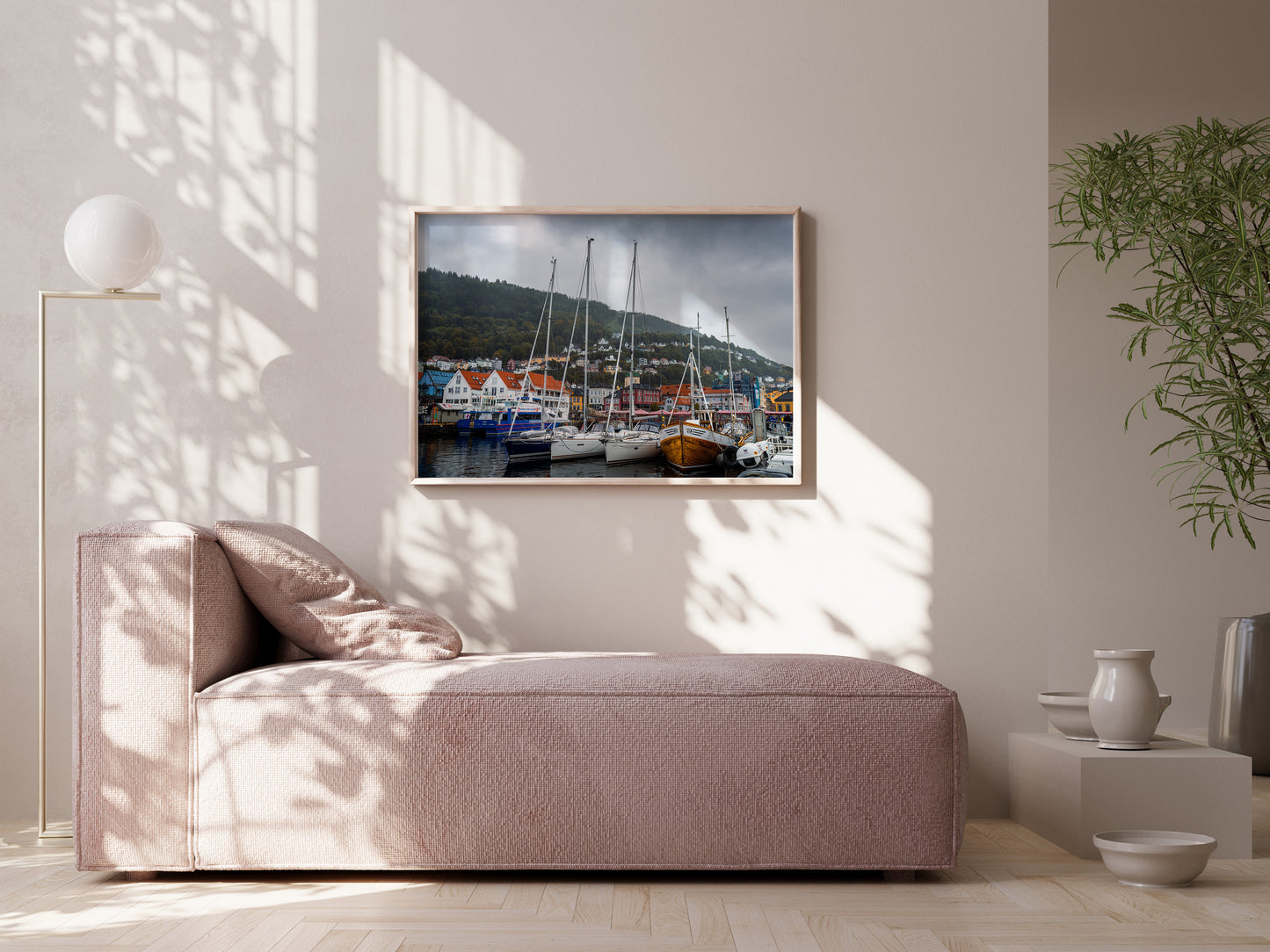 Sailing Through Bergen – Iconic Norwegian Harbor Art