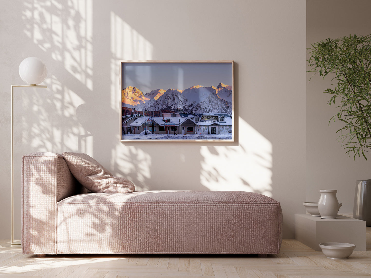 Seward Winter Serenity – Nostalgic Alaskan Town Wall Art