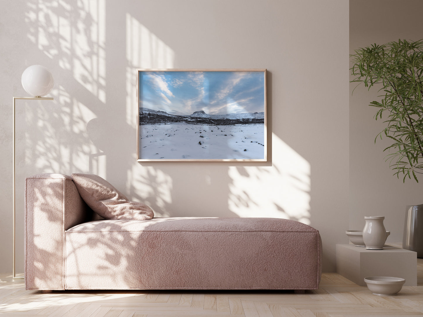 Frozen Horizons – Scenic Icelandic Wilderness Art