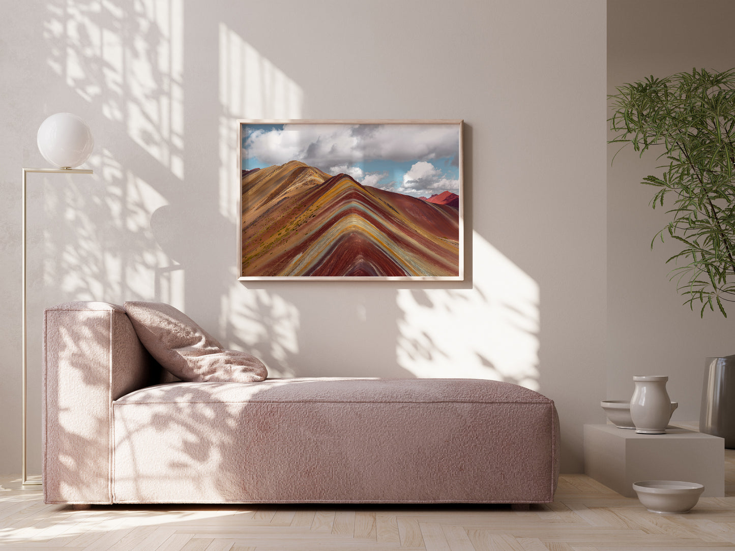 Andean Majesty – Vibrant Rainbow Mountain Print