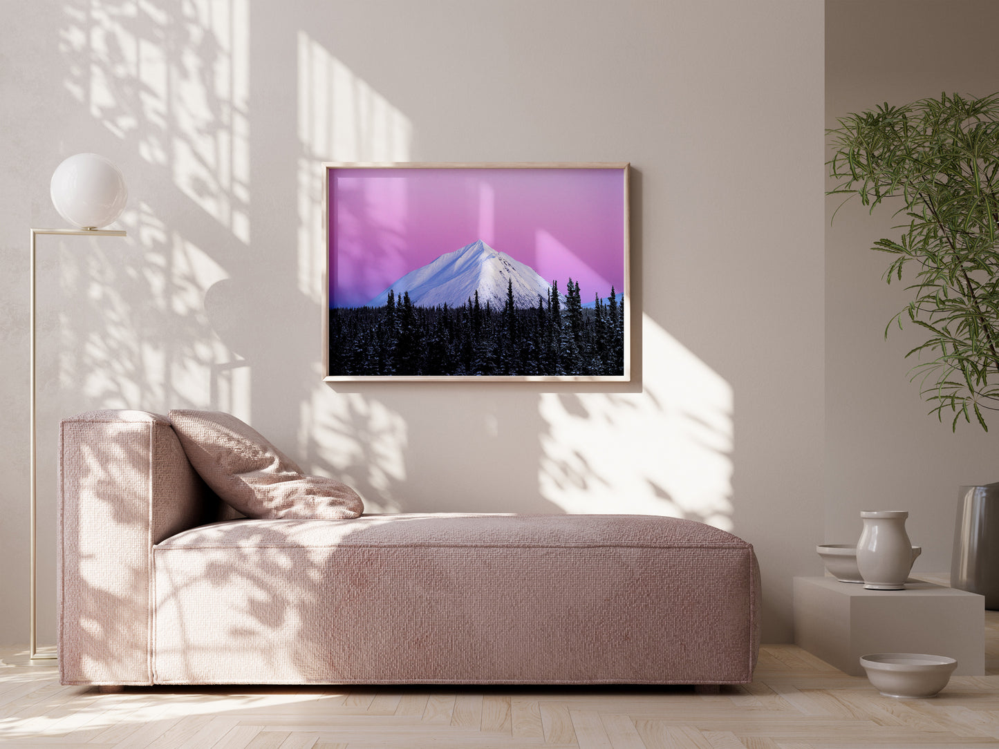 Blush of the Arctic – Alaskan Mountain Sunset Print