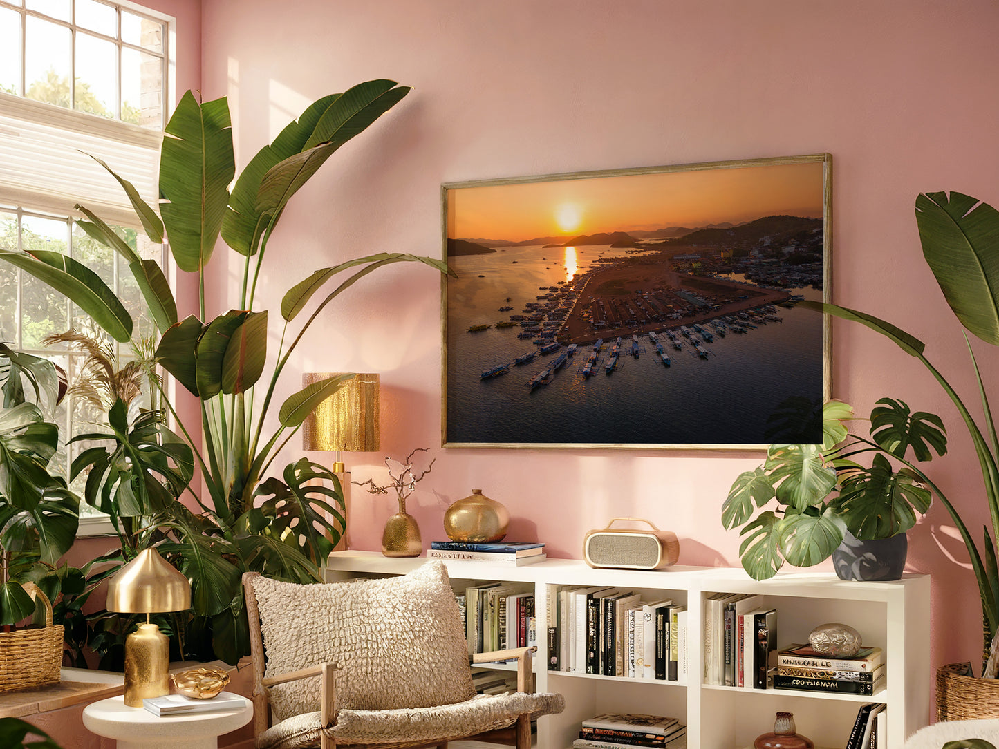 Sailing Serenity – Wooden Boats of Palawan Wall Art