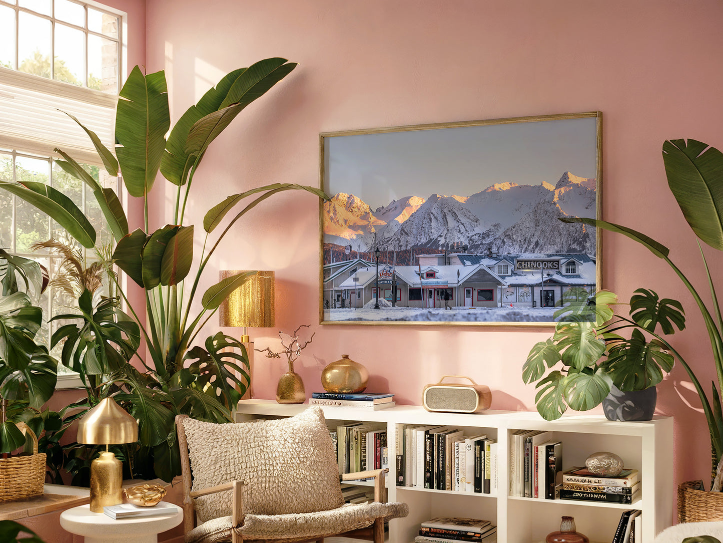 Seward Winter Serenity – Nostalgic Alaskan Town Wall Art