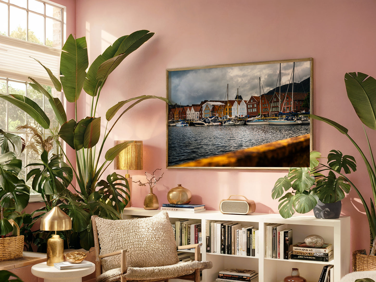 Harbor Dreams – The Ships of Bergen, Norway Wall Art