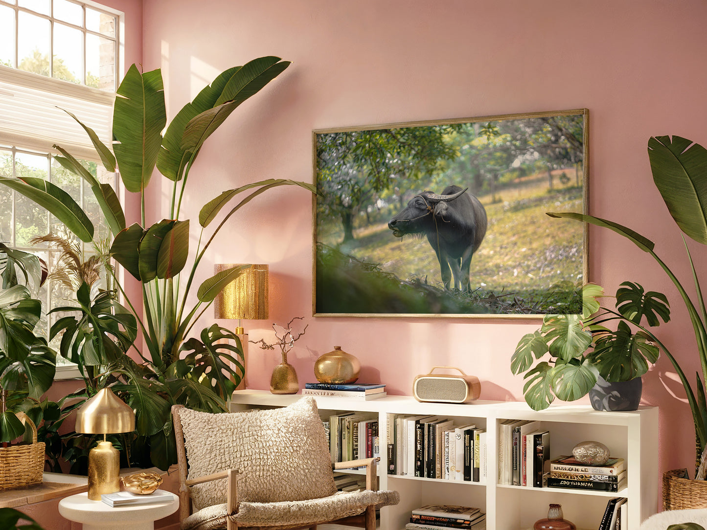 Carabao Serenity – Iconic Farm Life in the Philippines Print