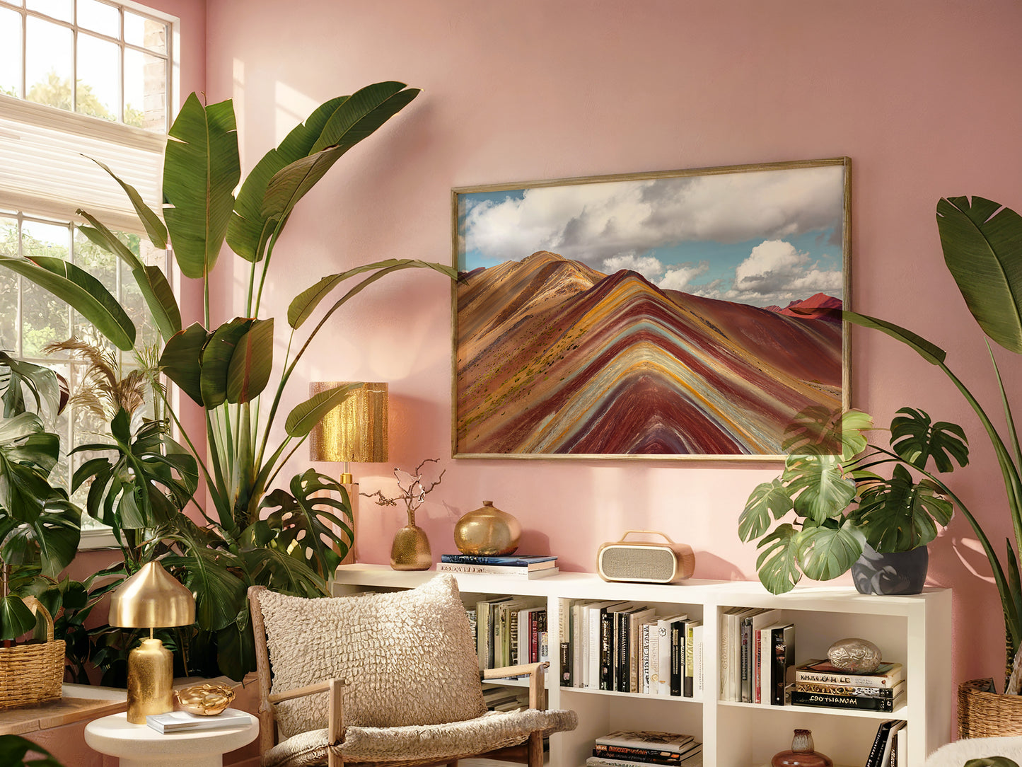 Andean Majesty – Vibrant Rainbow Mountain Print