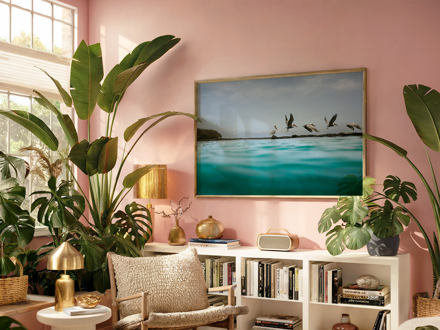 Taking Flight – Galápagos Pelican Wall Decor