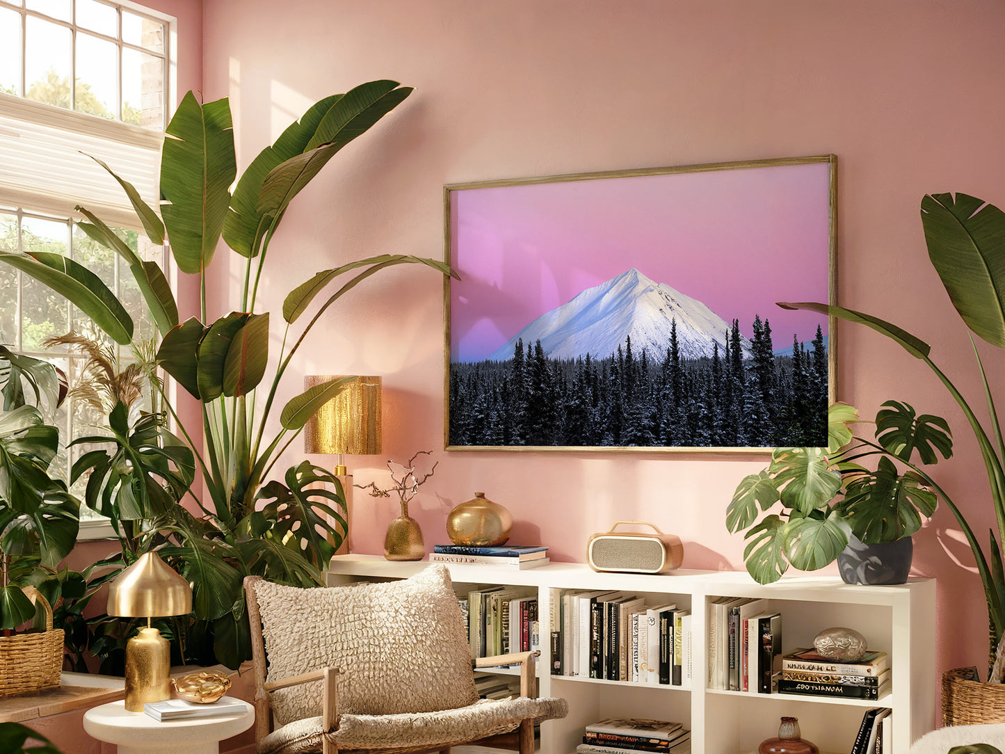 Blush of the Arctic – Alaskan Mountain Sunset Print