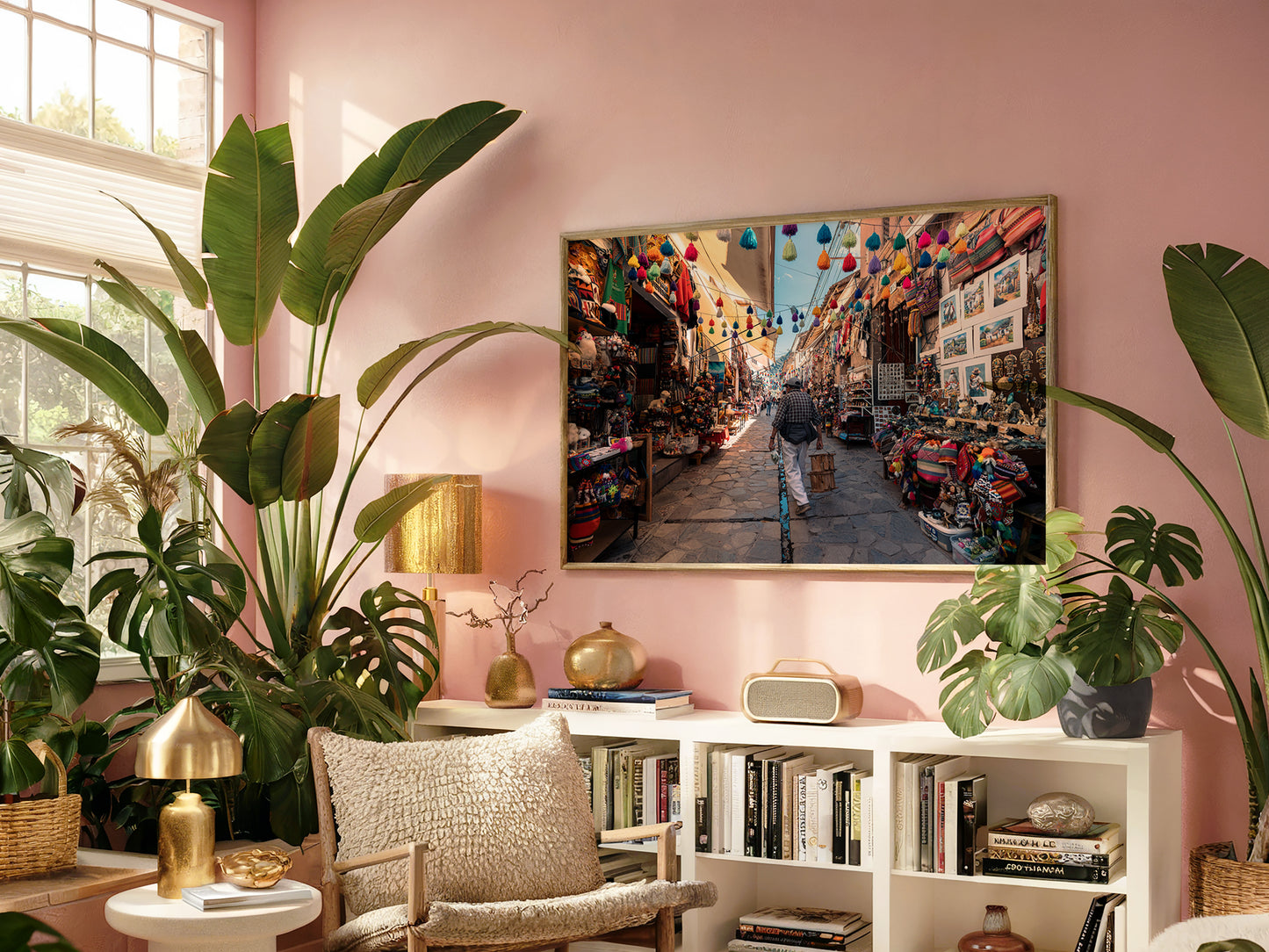 Sacred Paths – Streets of the Sacred Valley Wall Art