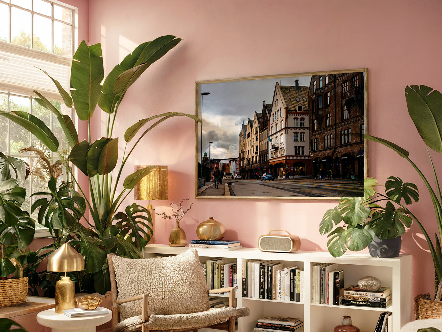 Bergen’s Charm – Iconic Norwegian Town Wall Art