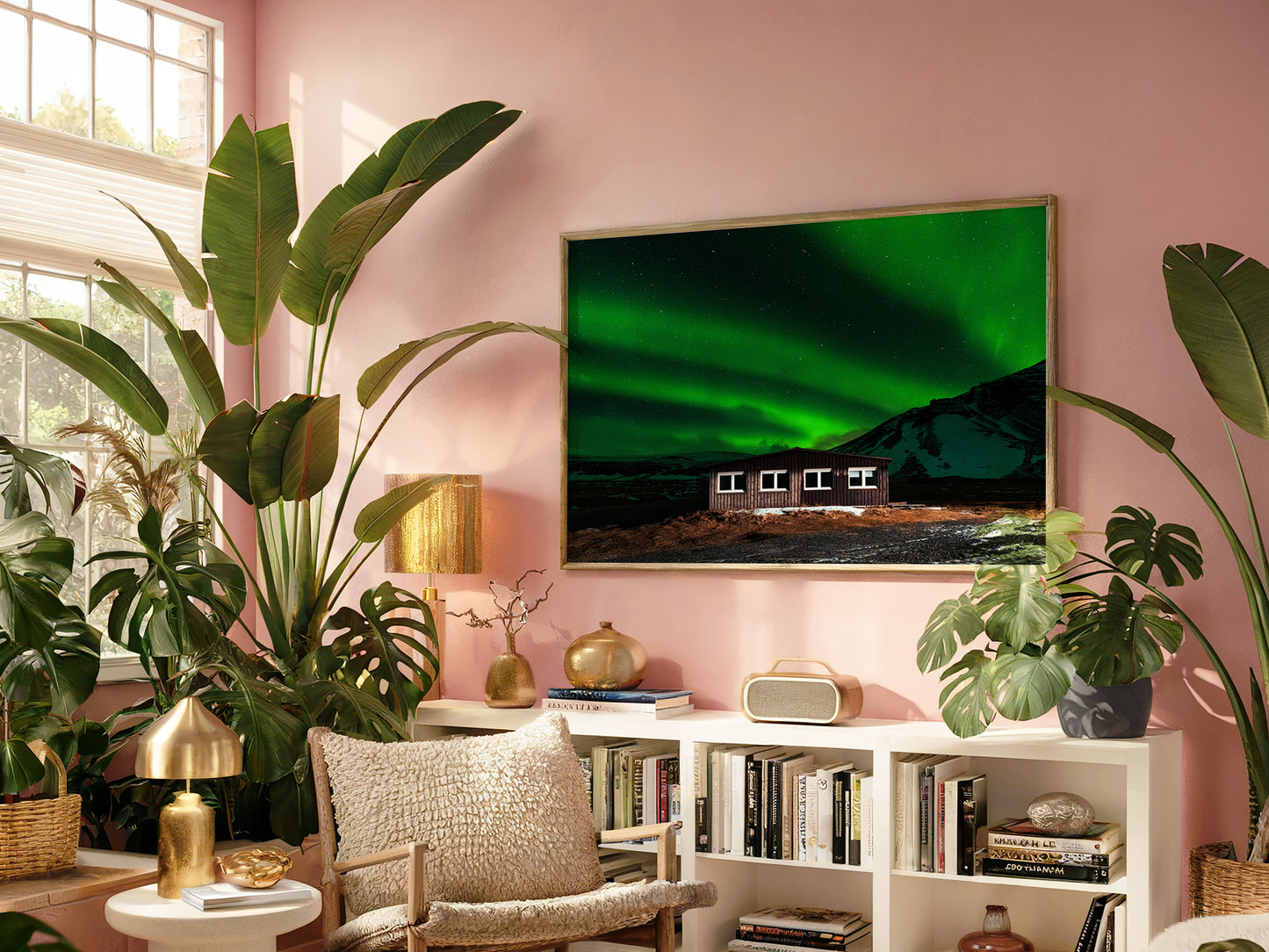 Aurora Dreams – Northern Lights Over Westfjords Wall Art