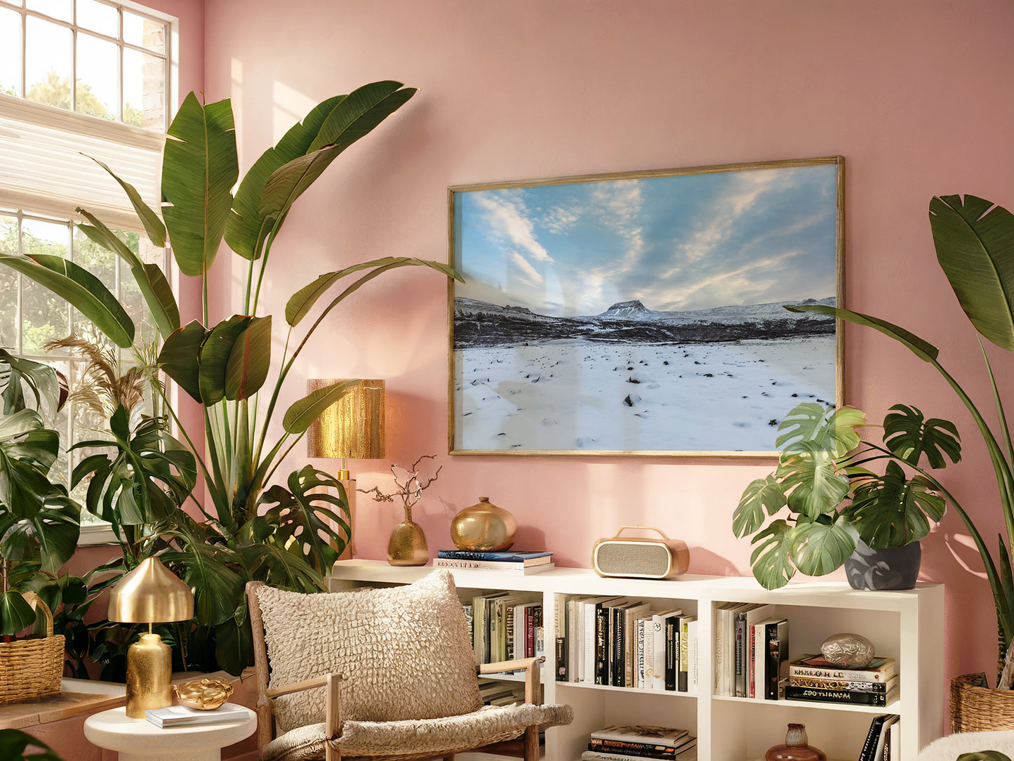 Frozen Horizons – Scenic Icelandic Wilderness Art