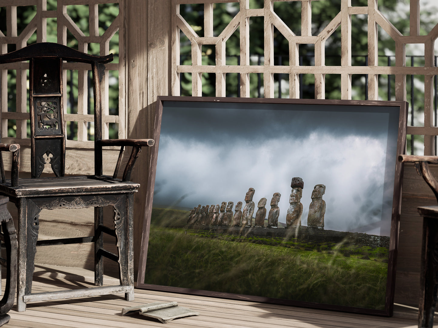 Monuments of the Pacific – Rapa Nui Moai Decor