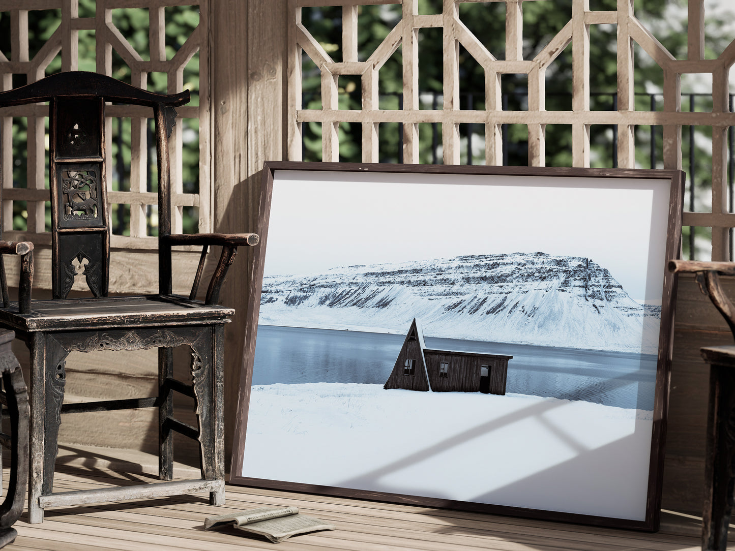 Quiet Resilience – Abandoned Farmhouse in Iceland Wall Art