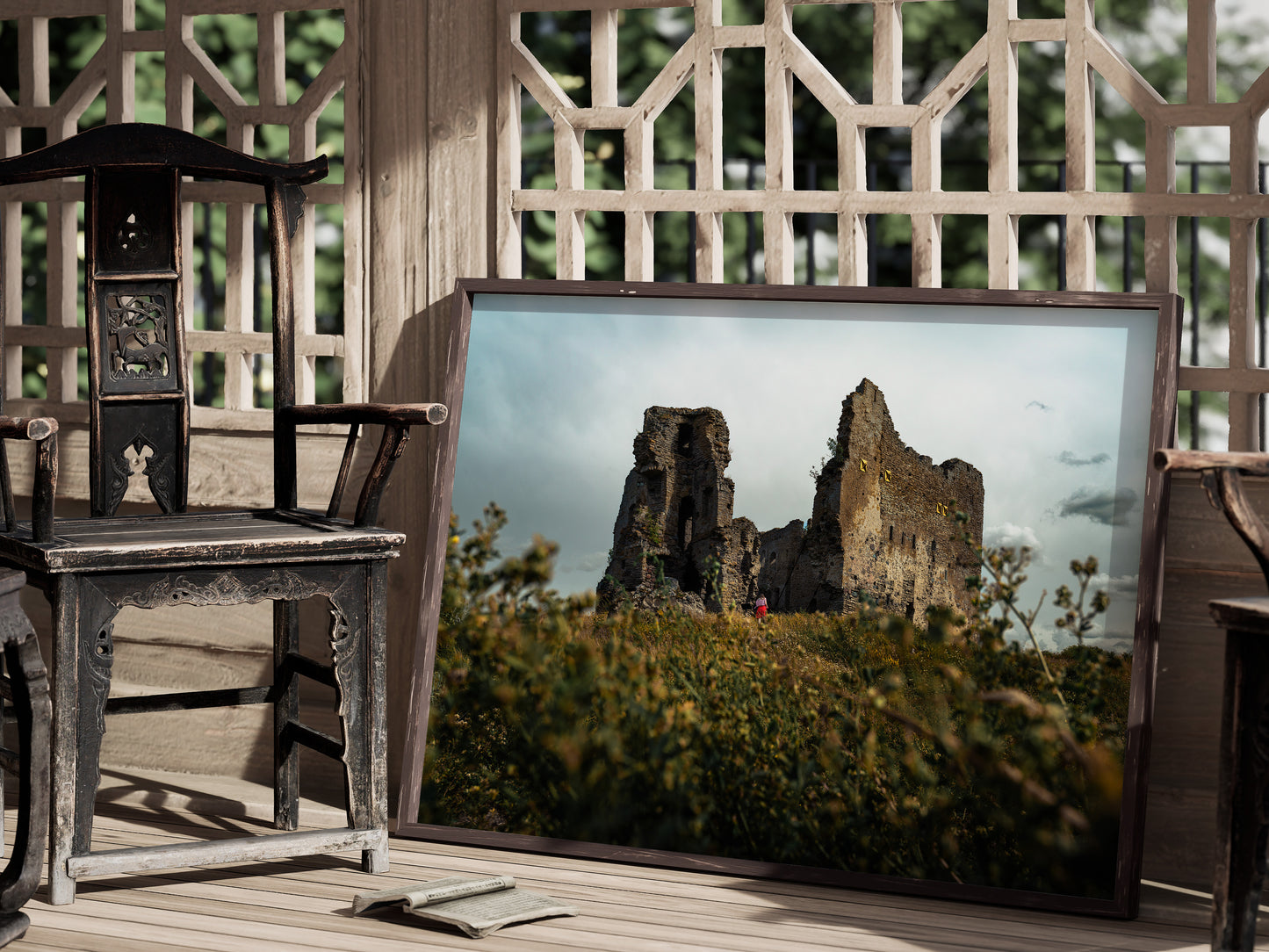 Echoes of the Past – Castle Ruins in Estonia Print