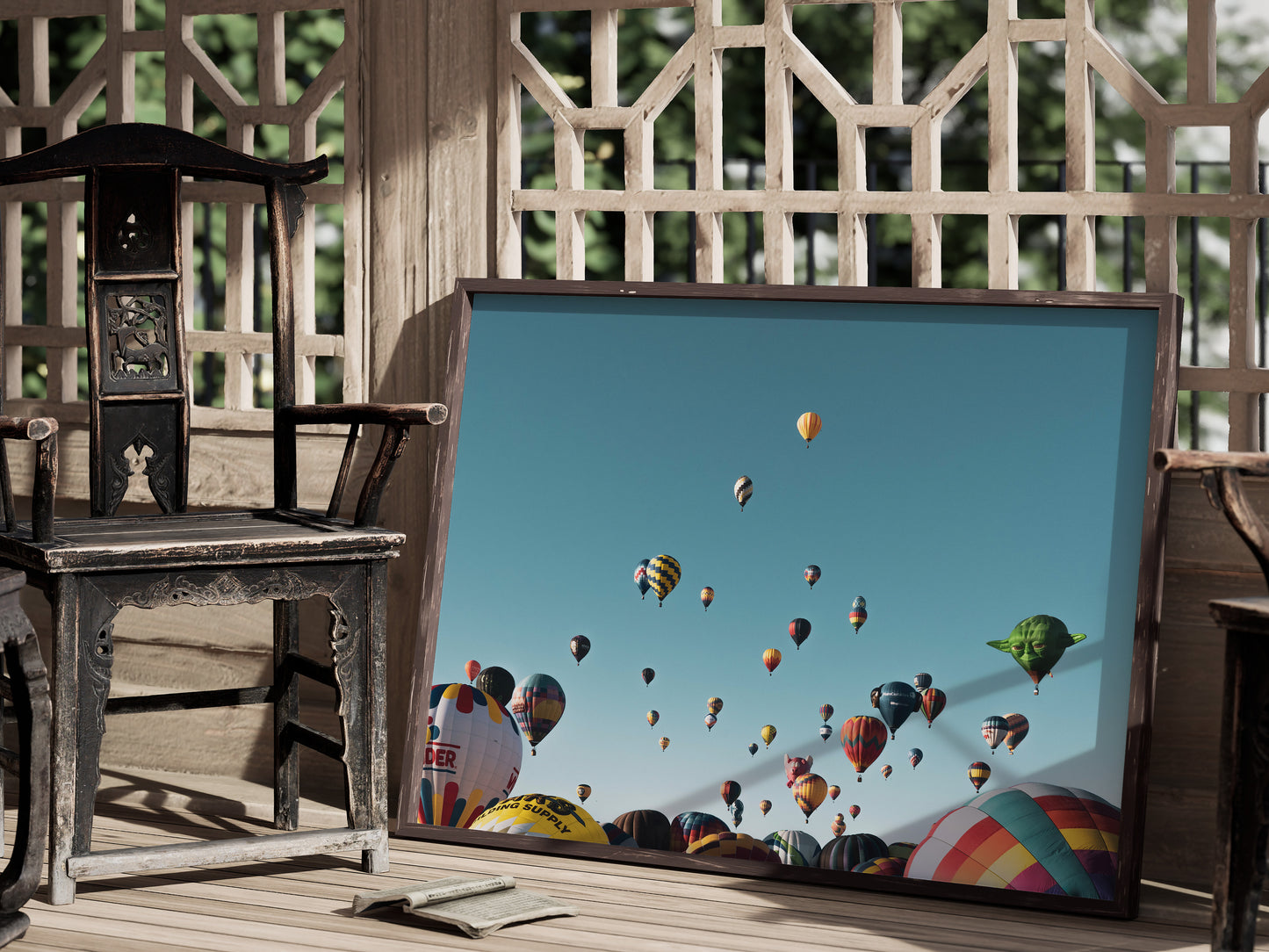 Floating Dreams – Balloons Over Albuquerque Print