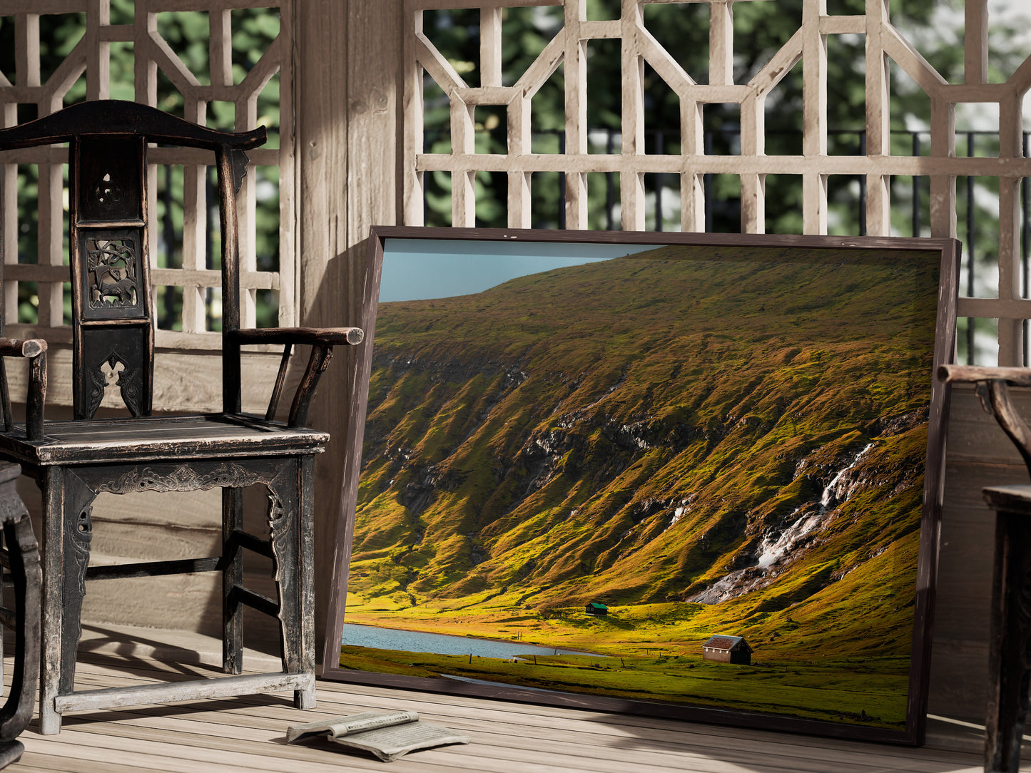 Hidden Valleys – The Tranquility of the Faroe Islands Wall Art