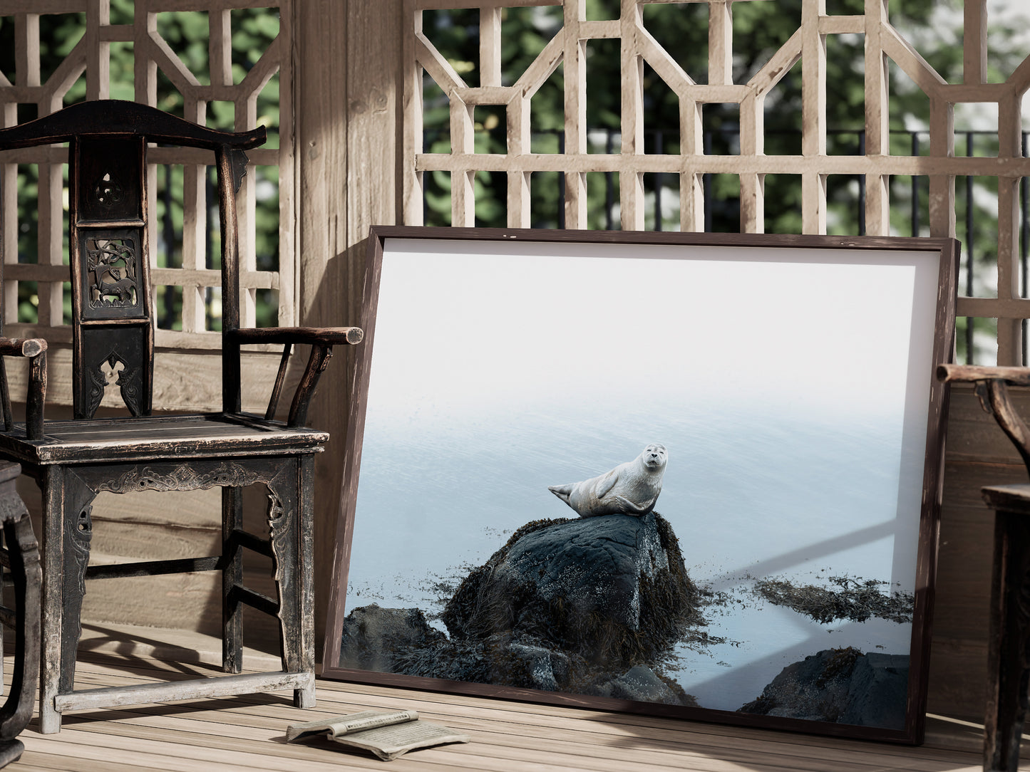 Tales of the Fjords – Sea Lions of Iceland Art