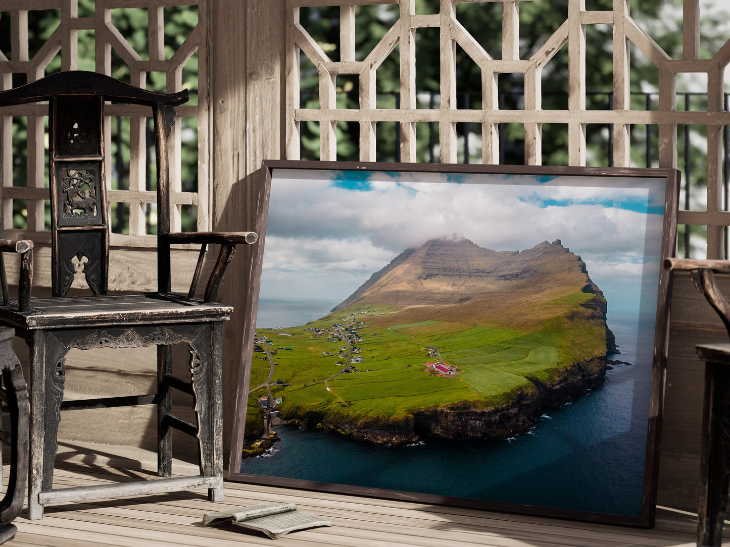 Edge of the World – Vidareidi’s Coastal Charm Print