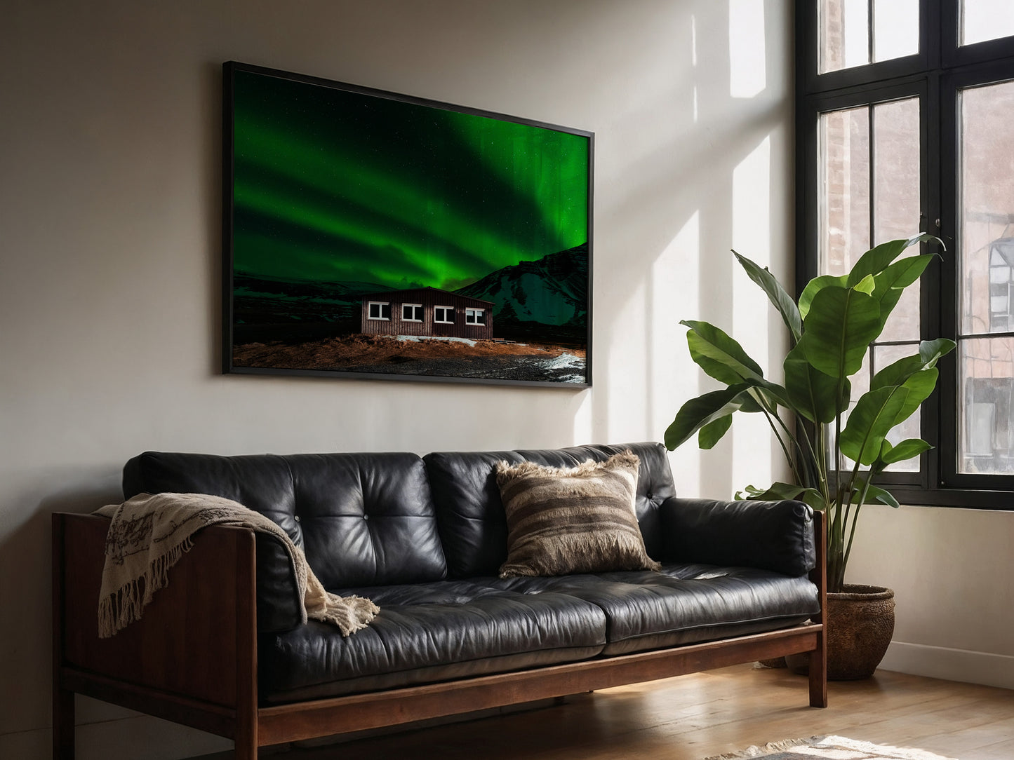 Aurora Dreams – Northern Lights Over Westfjords Wall Art