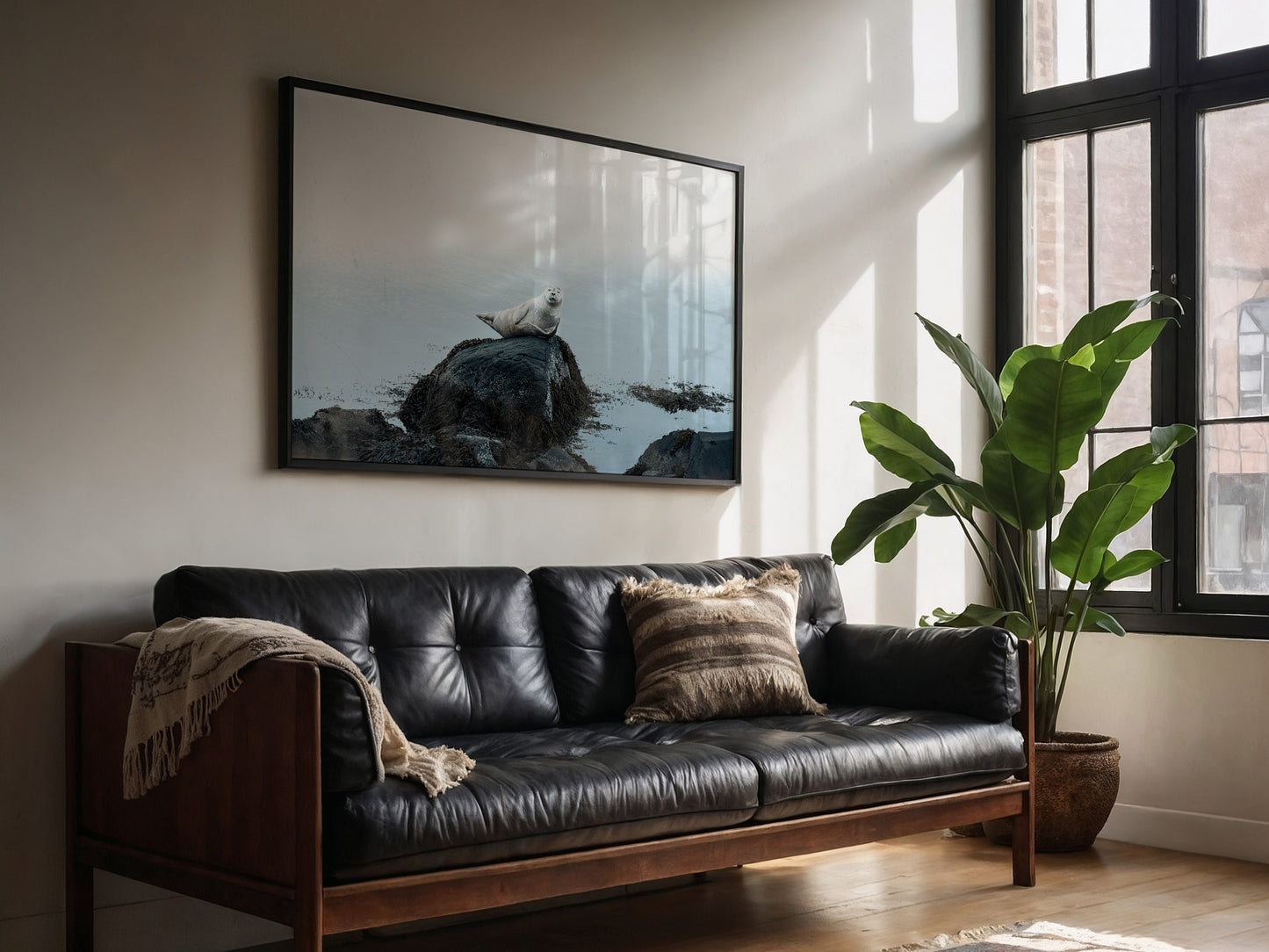 Tales of the Fjords – Sea Lions of Iceland Art