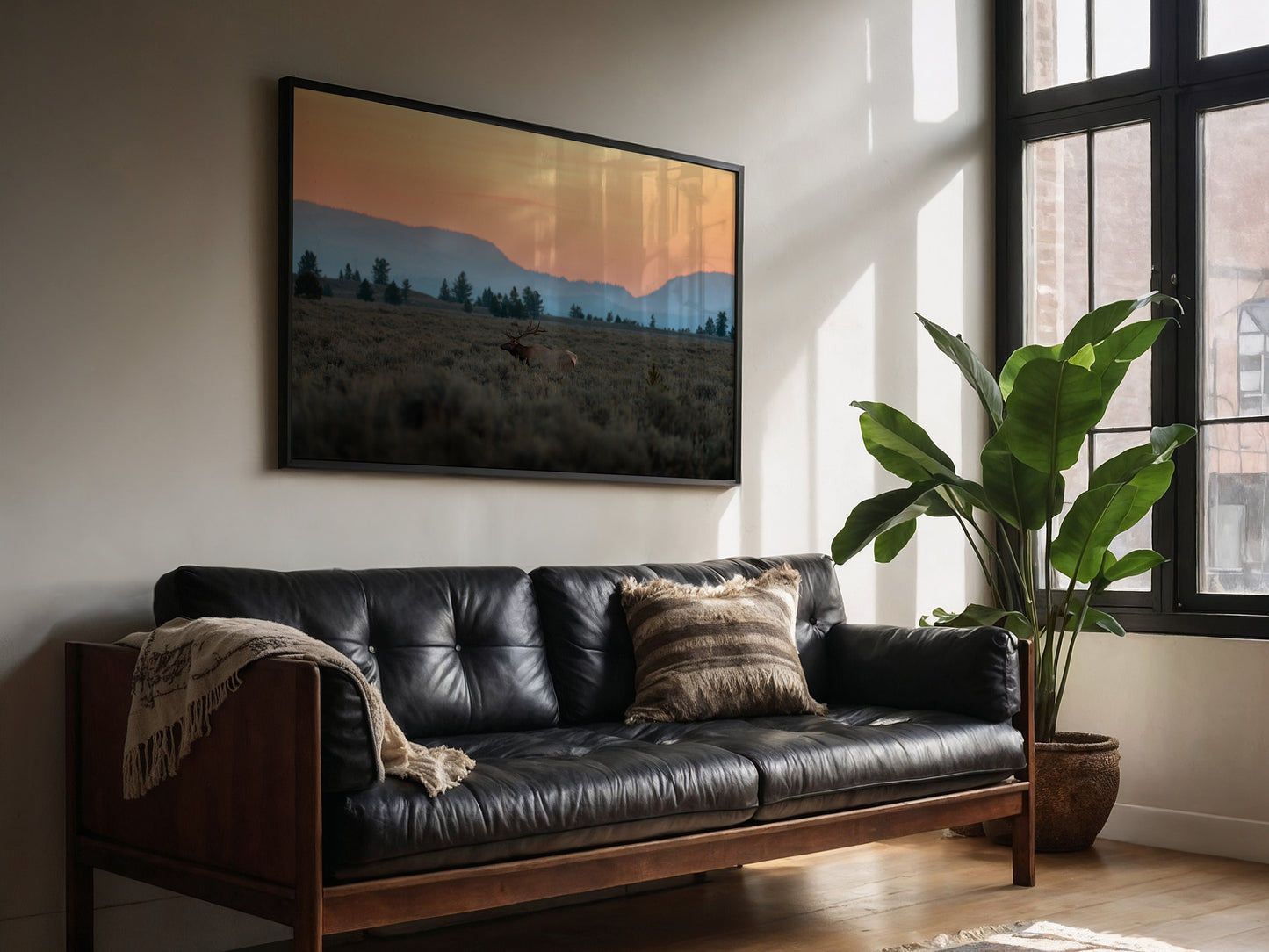 Majestic Elk in the Tetons – Wall Art for Nature Dreamers & Wildlife Lovers