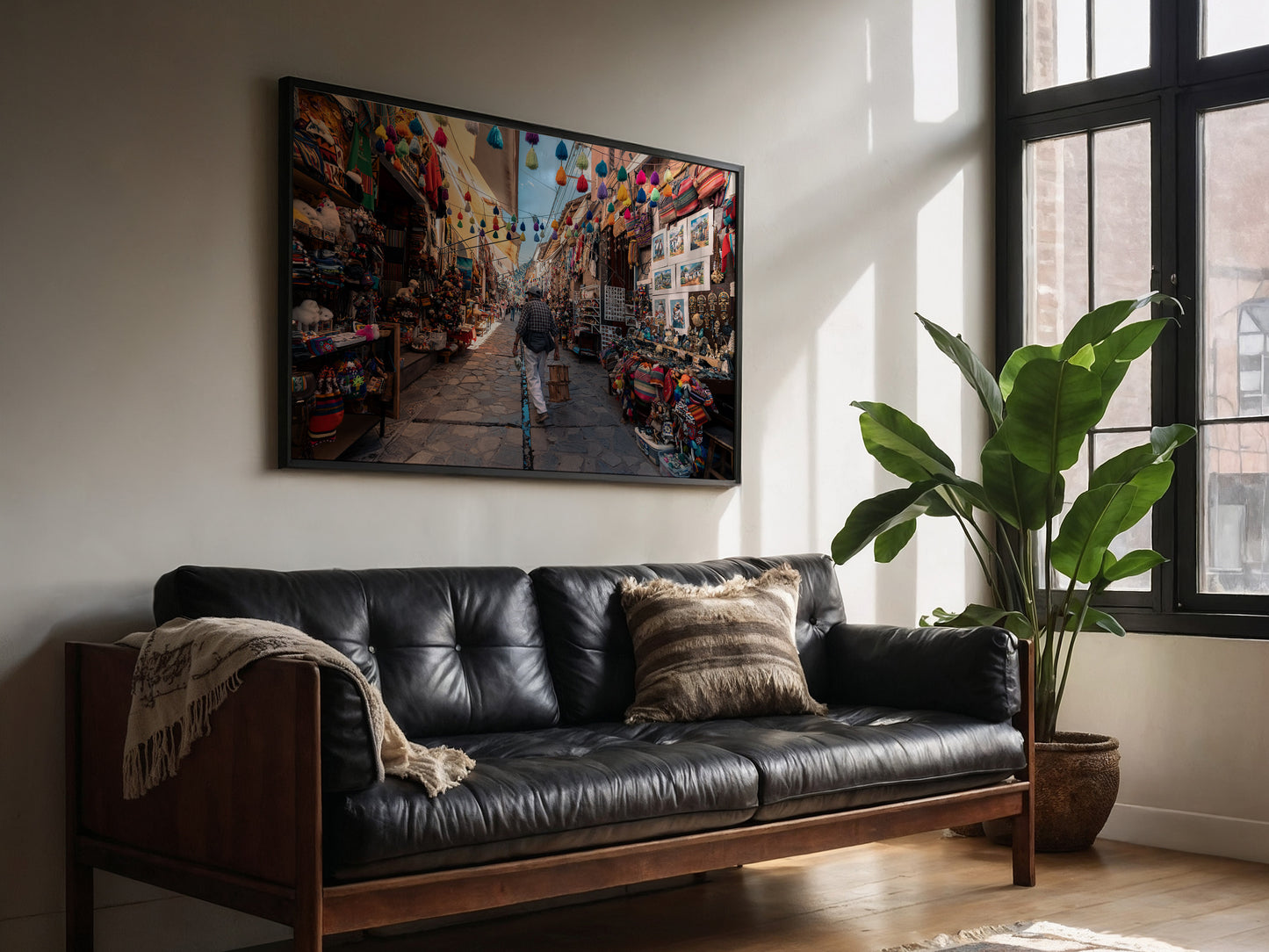 Sacred Paths – Streets of the Sacred Valley Wall Art