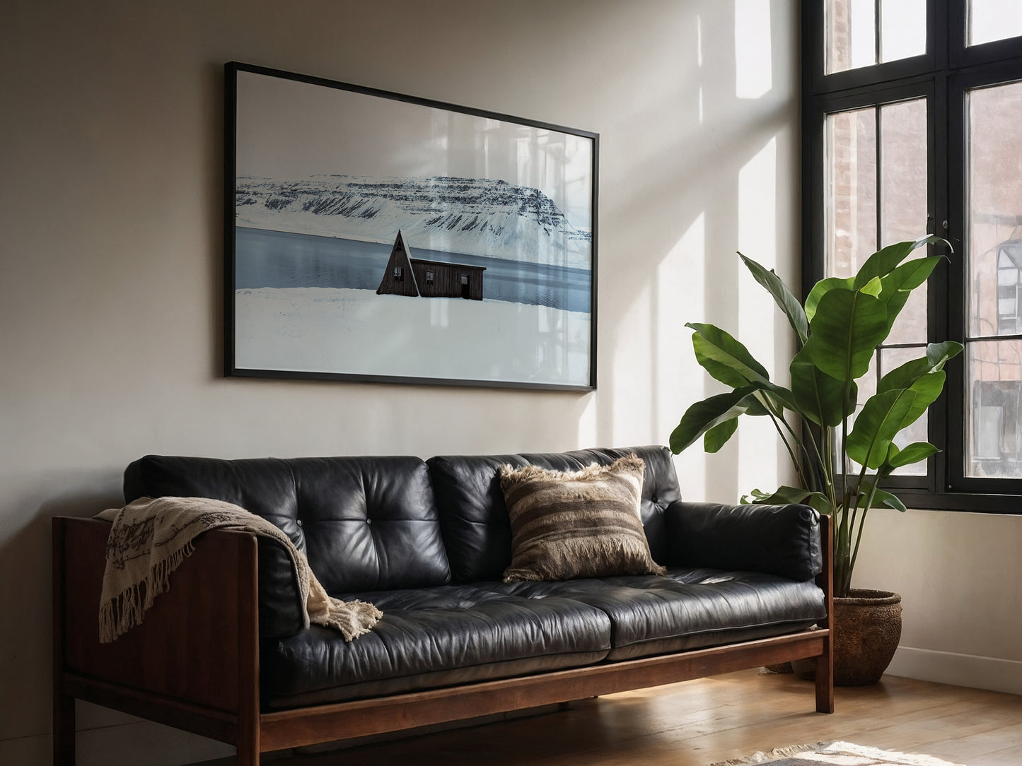 Quiet Resilience – Abandoned Farmhouse in Iceland Wall Art