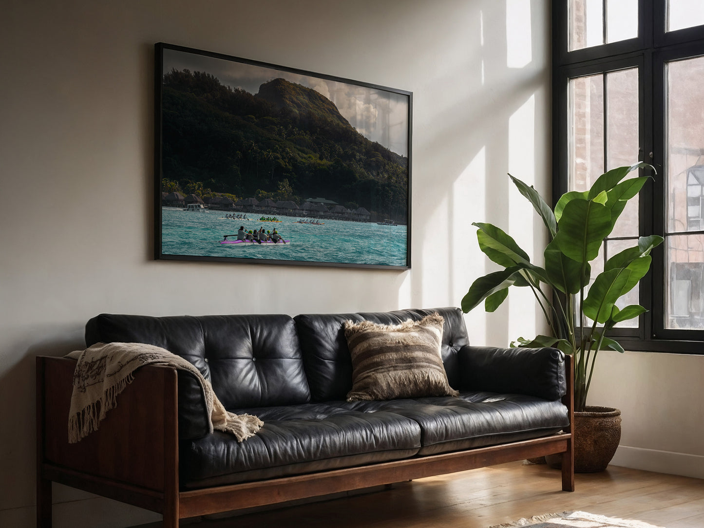 Bora Bora Canoe Dreams – Tropical Adventure Wall Art