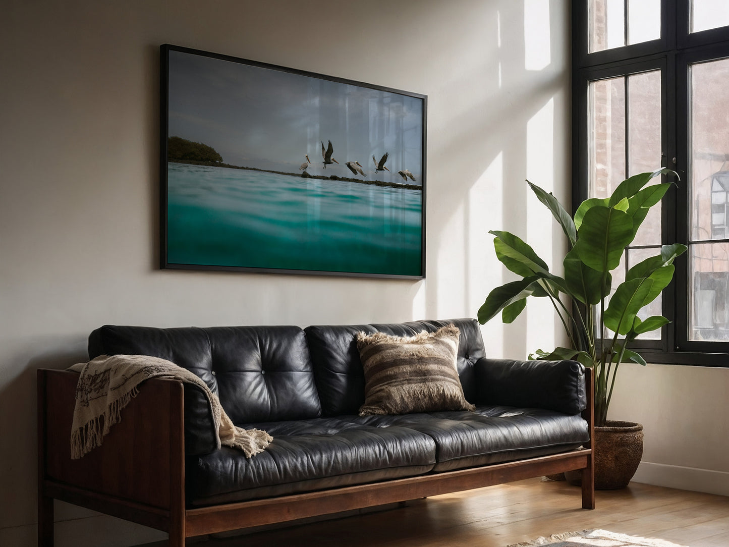 Taking Flight – Galápagos Pelican Wall Decor