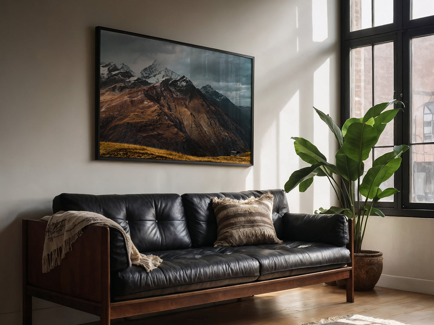 Alpine Glow – The Swiss Alps at Sunrise Wall Art