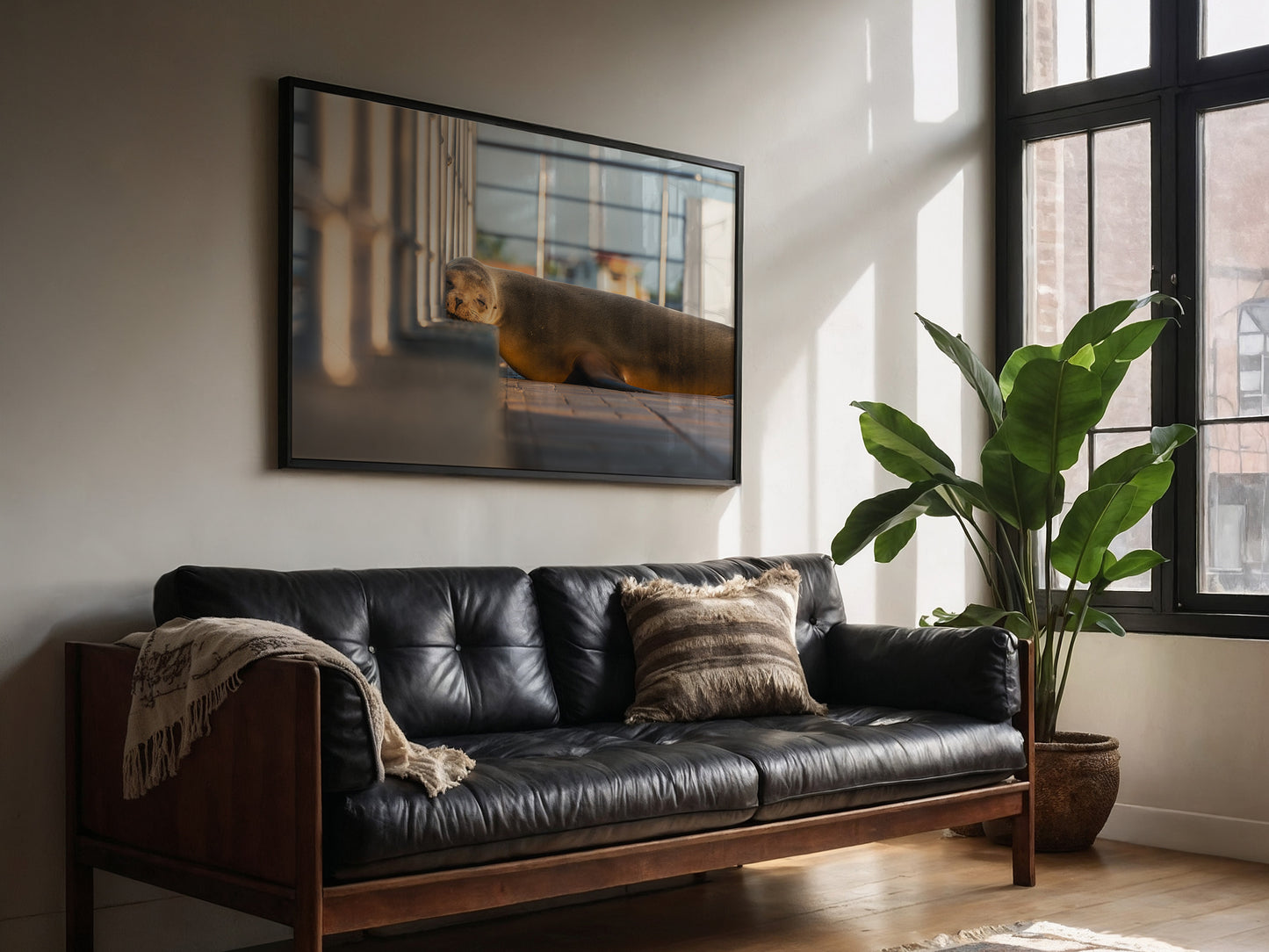 Dreaming by the Sea – Galápagos Sea Lion Wall Decor
